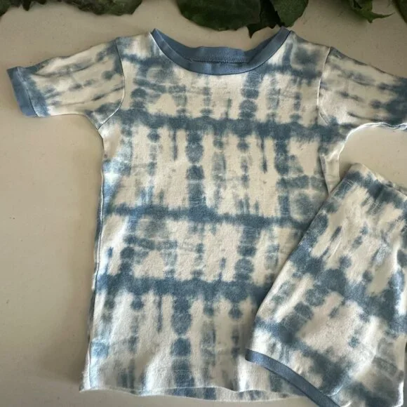 Honest Baby Clothing 3T Organic Cotton Tie-Dye Toddler Pajama Set - Picture 6 of 7